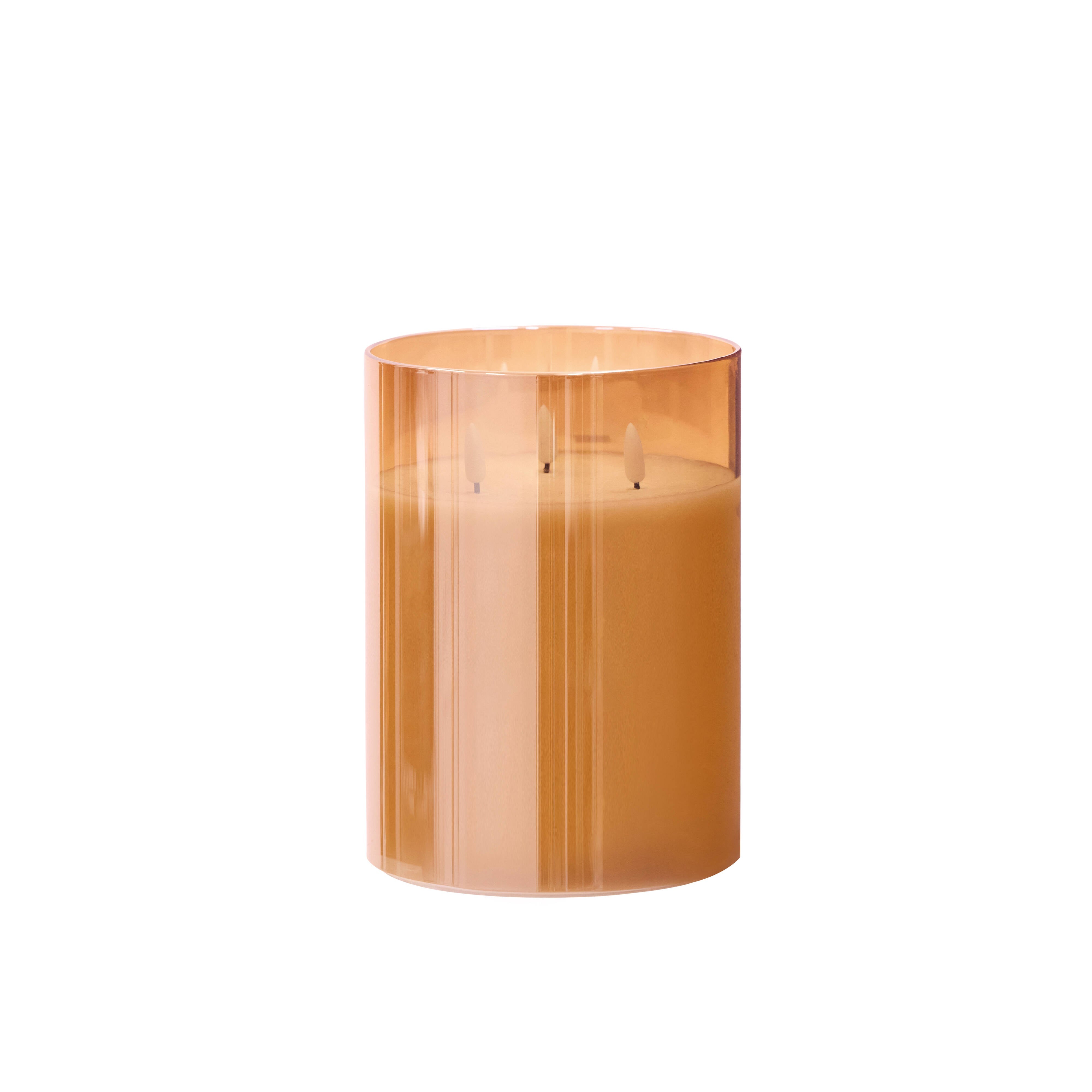 Rogue Amber Triflame Candle 20cm
