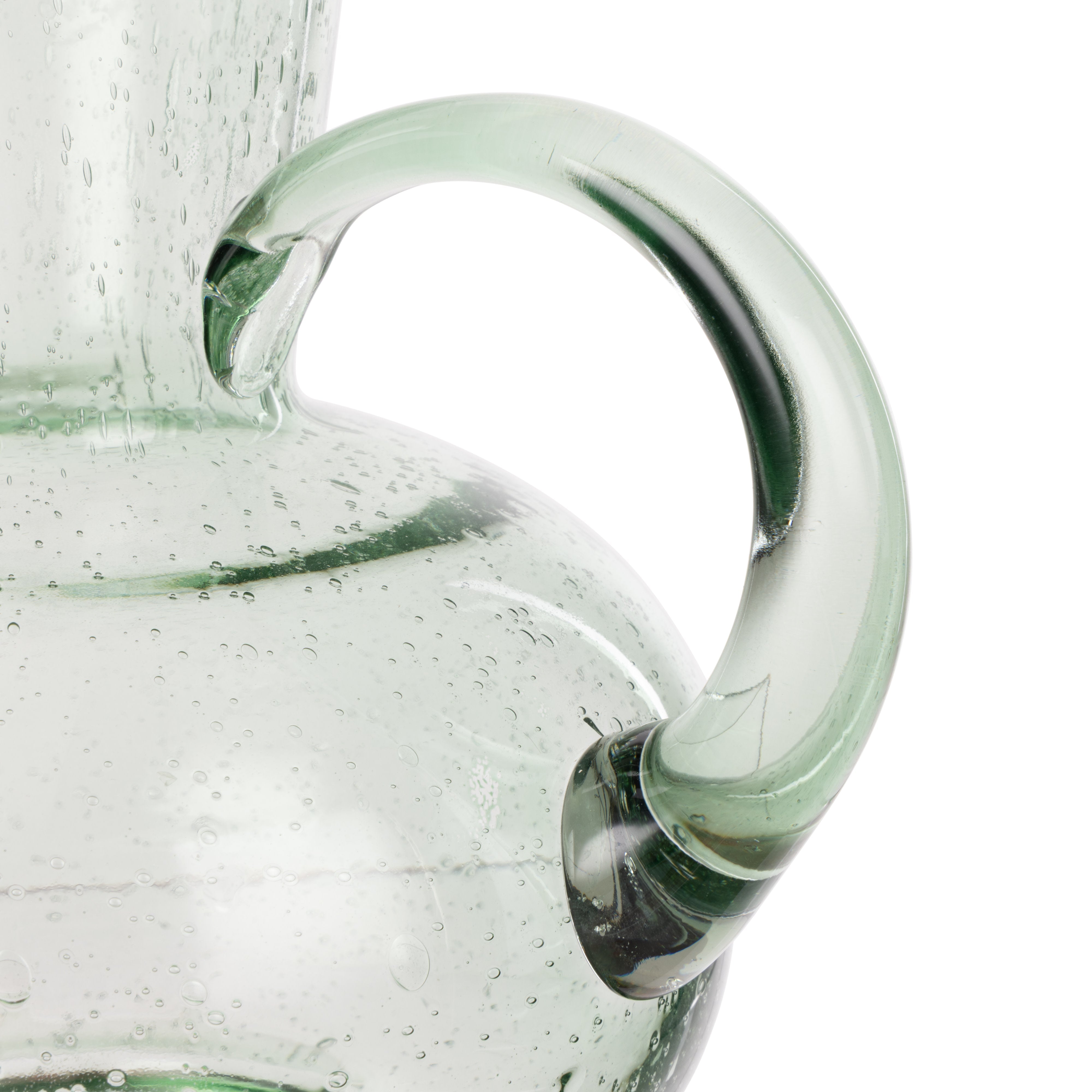 Davis & Waddell Saltara Bubble Glass Jug 1.7L Green