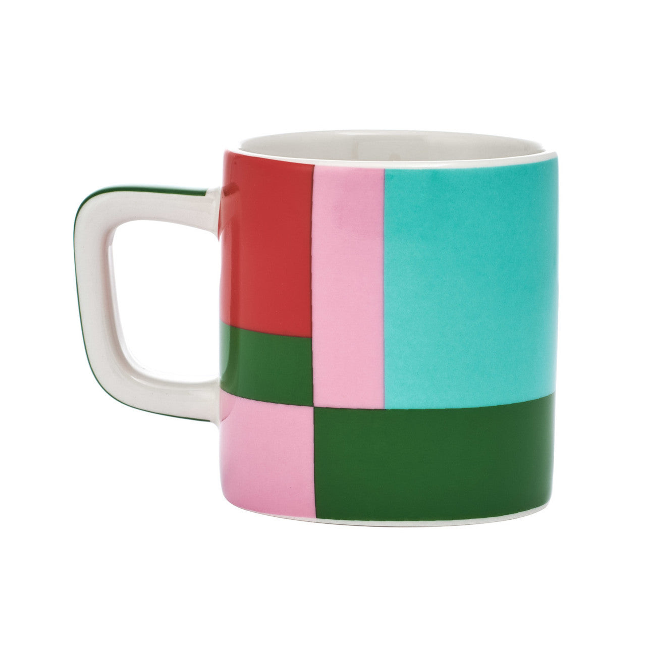 La Cafetière Ceramic Espresso Cup 120ml (Green Utopian Lines)