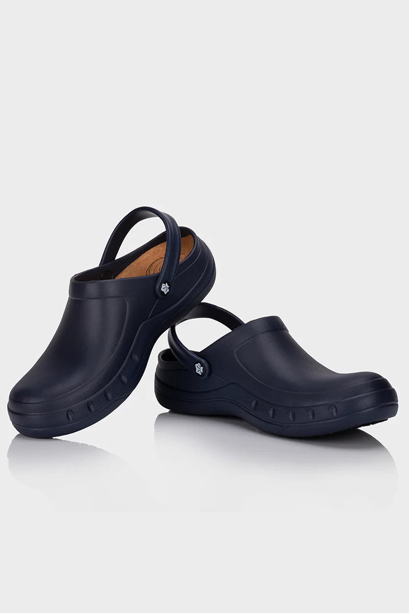 Aussie Chef Oki Anti-Static Clogs - Navy-38