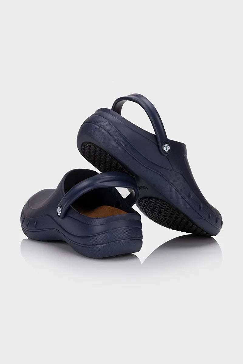 Aussie Chef Oki Anti-Static Clogs - Navy-38