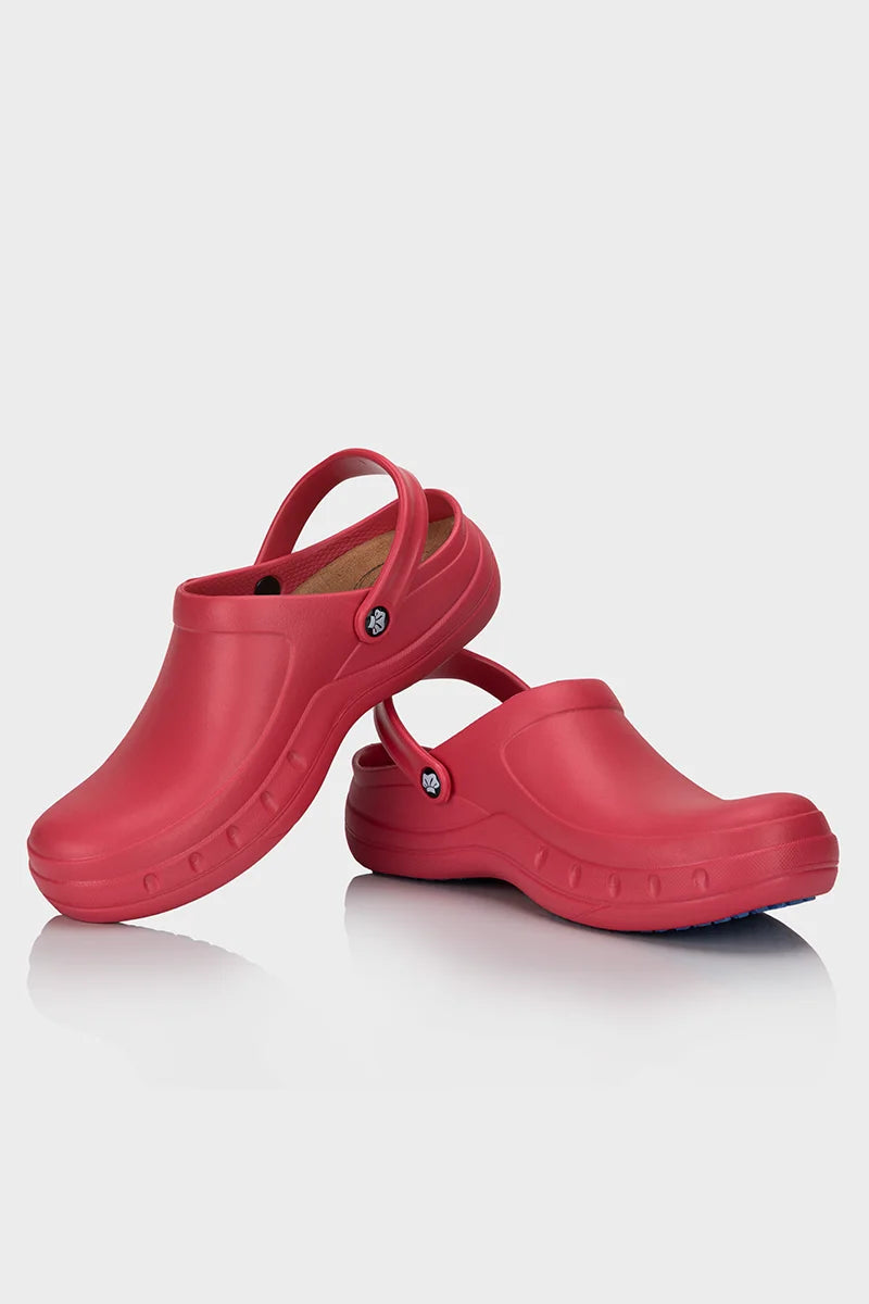 Aussie Chef Oki Anti-Static Clogs - Pink-36/37