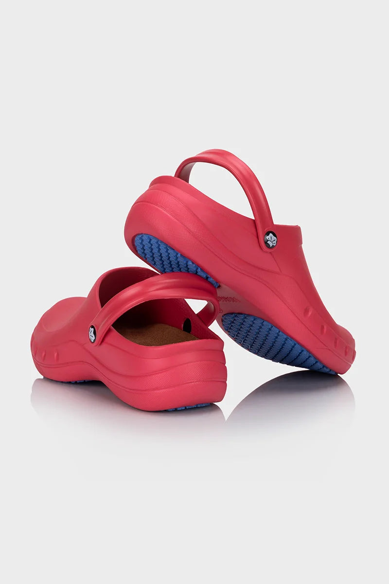 Aussie Chef Oki Anti-Static Clogs - Pink-36/37