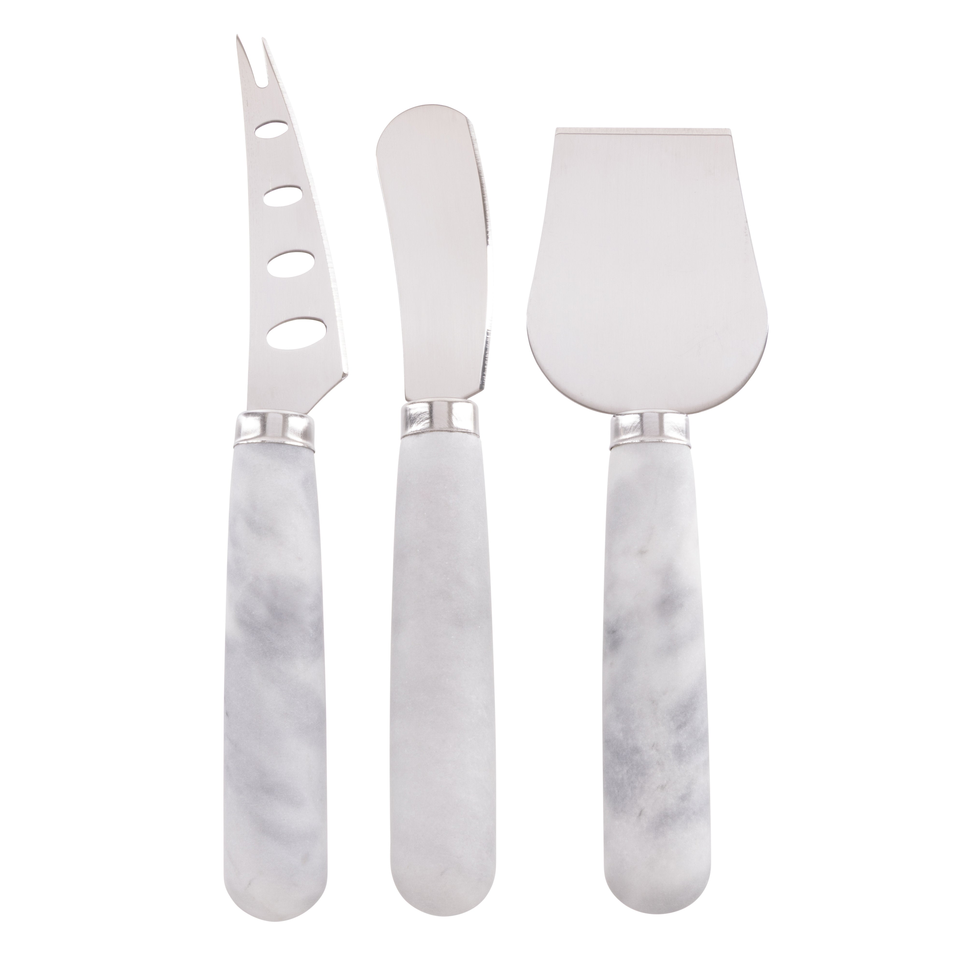 Davis & Waddell Nuvolo Marble Long Cheese Knives 3 Piece Set