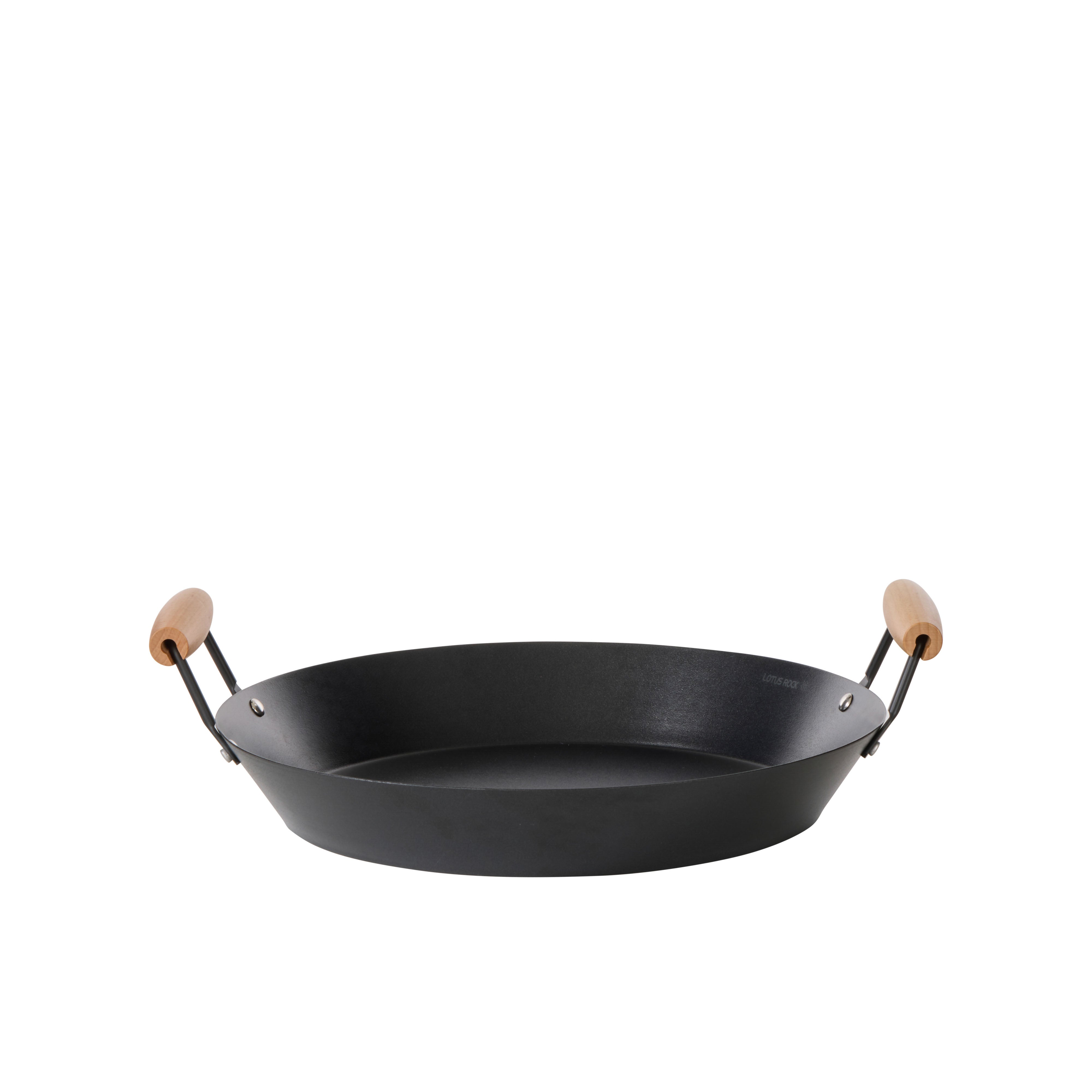 Davis & Waddell Non Stick Carbon Steel Paella Pan Black