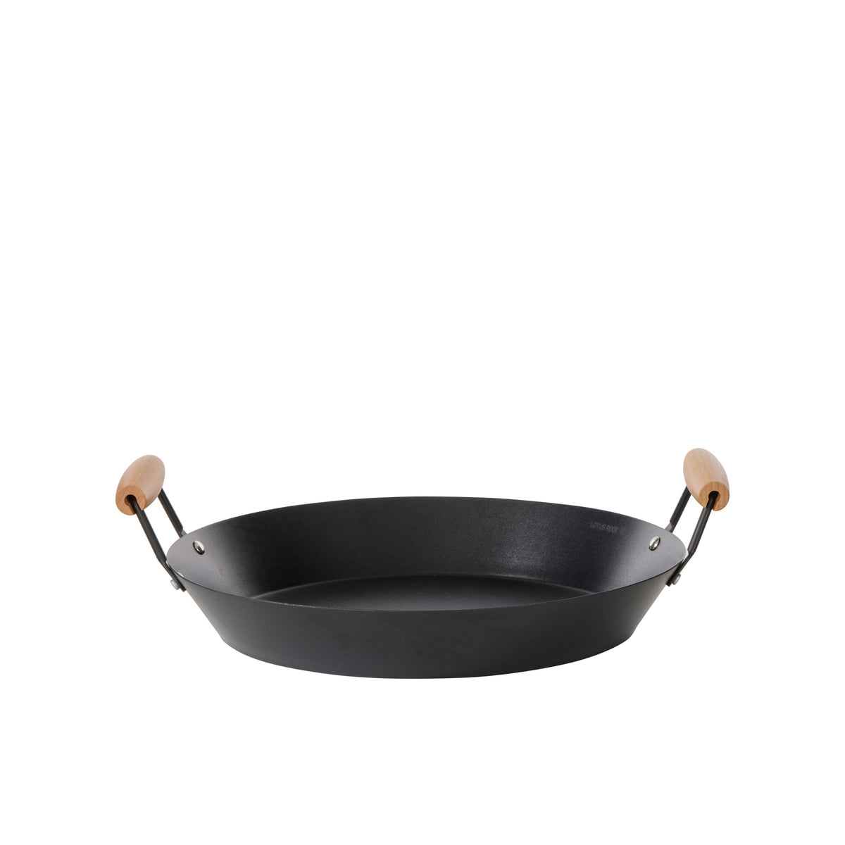 Davis & Waddell Non Stick Carbon Steel Paella Pan Black
