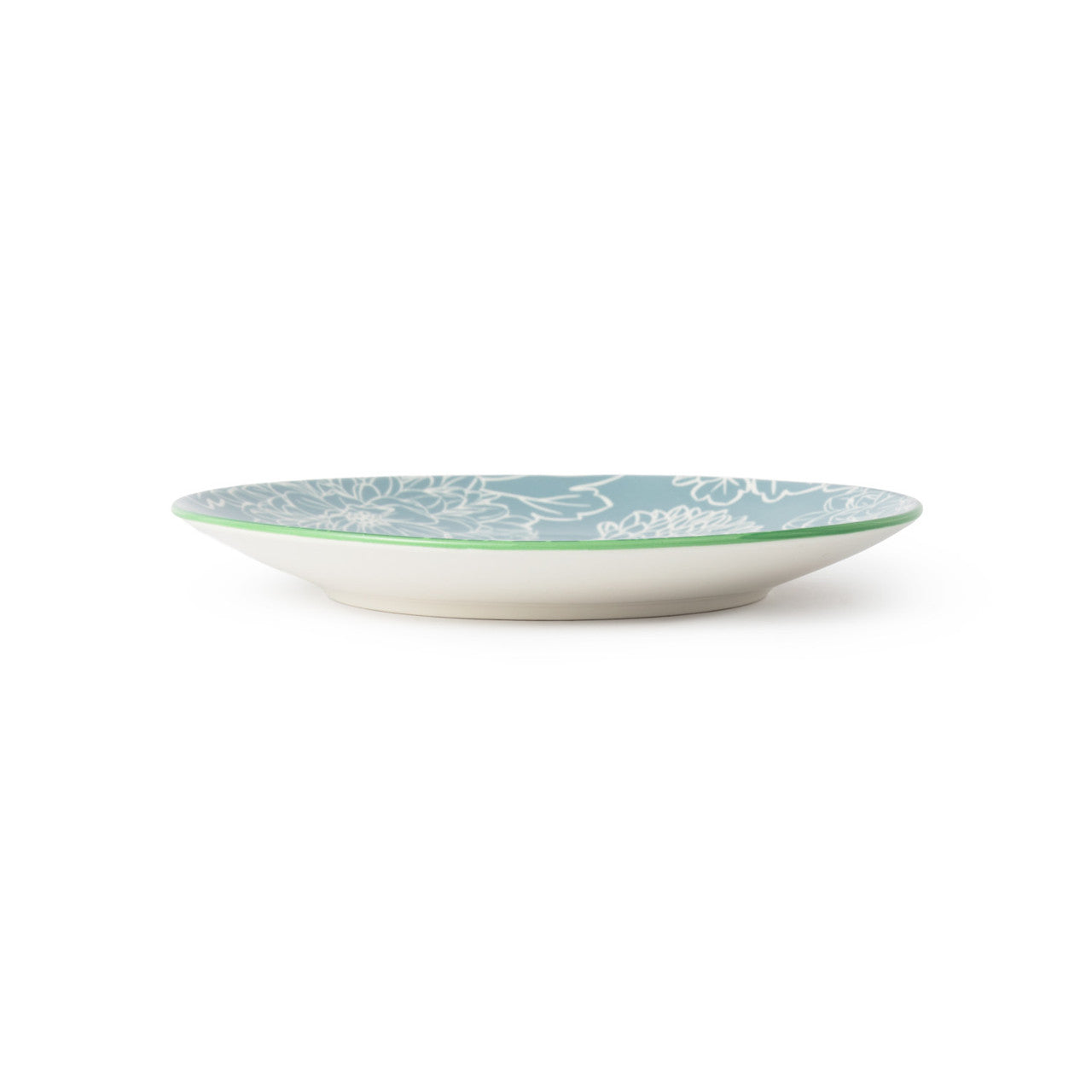 Mikasa Stoneware Side Plate 18cm (Grey Floral)