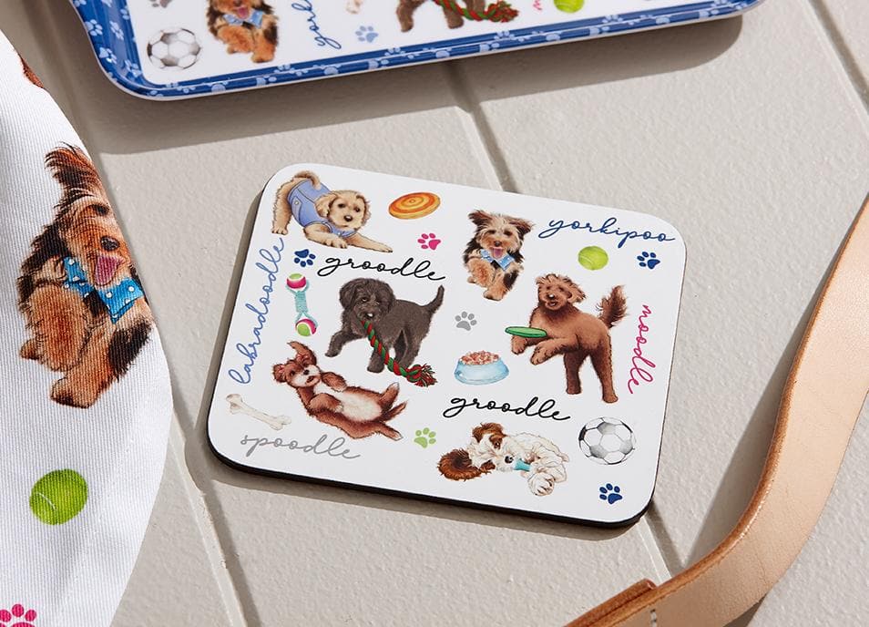 Ashdene Oodles of Oodles 6pk Coaster