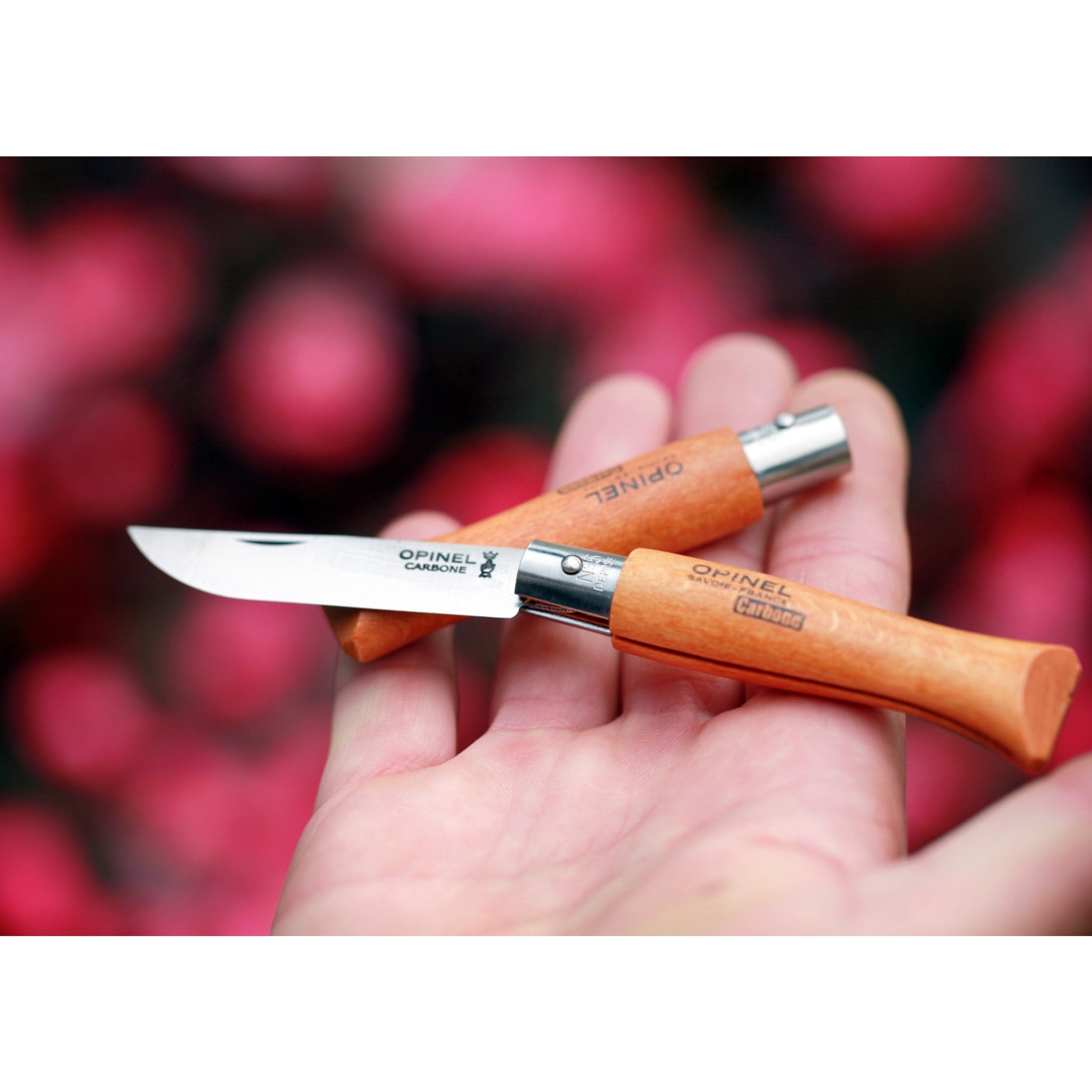 Opinel No.03 Carbon Steel Folding Knife Beech