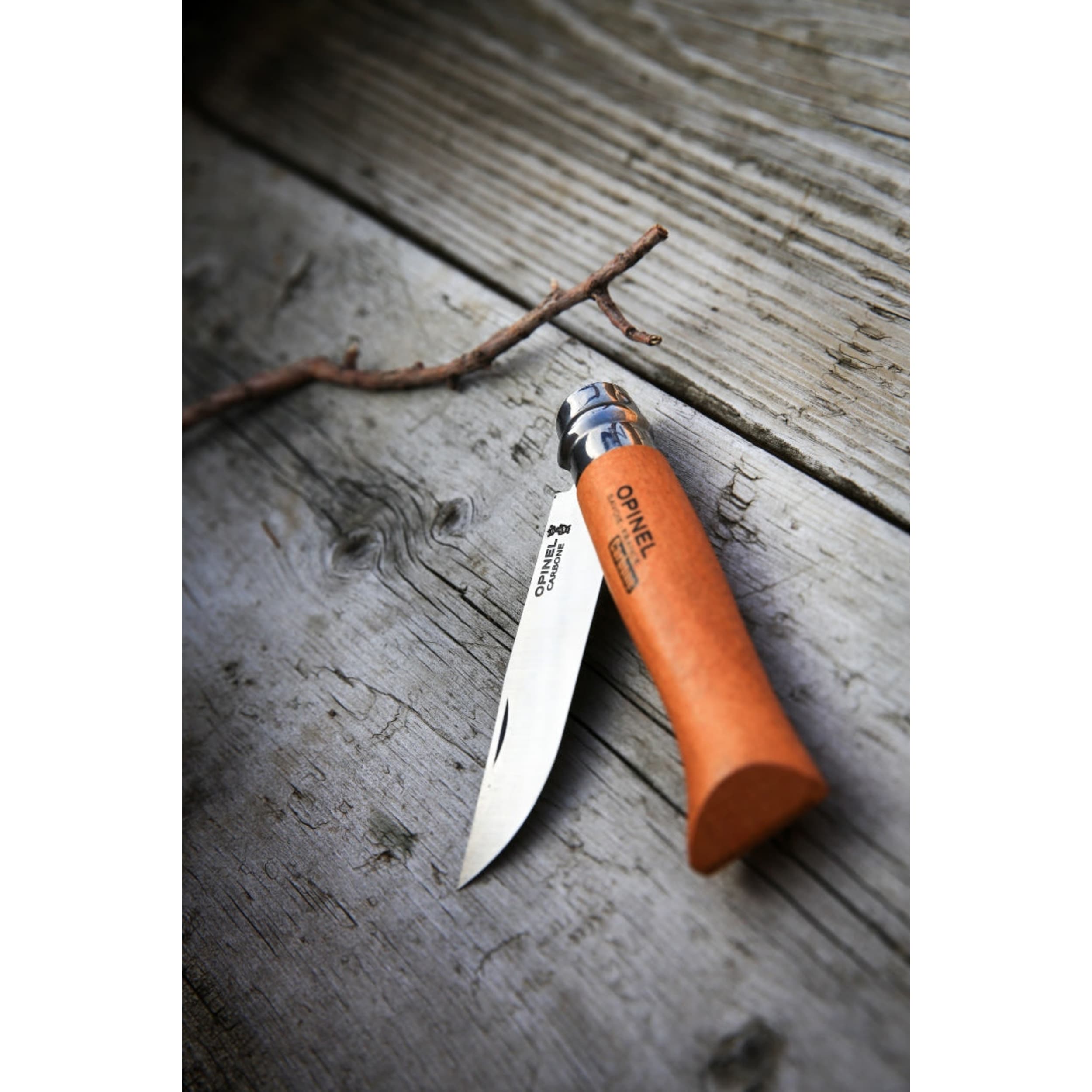 Opinel No.07 Carbon Steel Folding Knife Beech