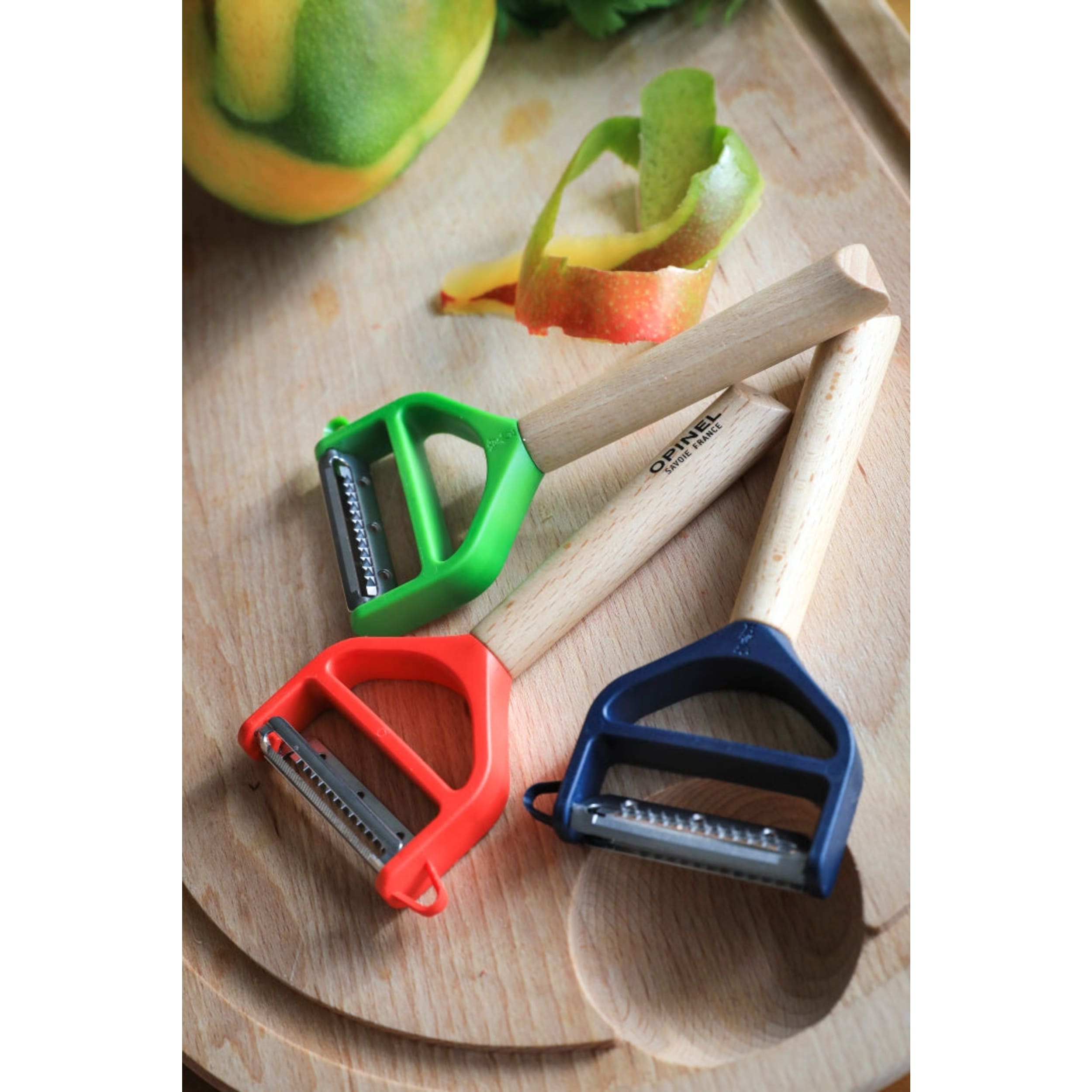 Opinel T-Duo Wooden Peeler Red