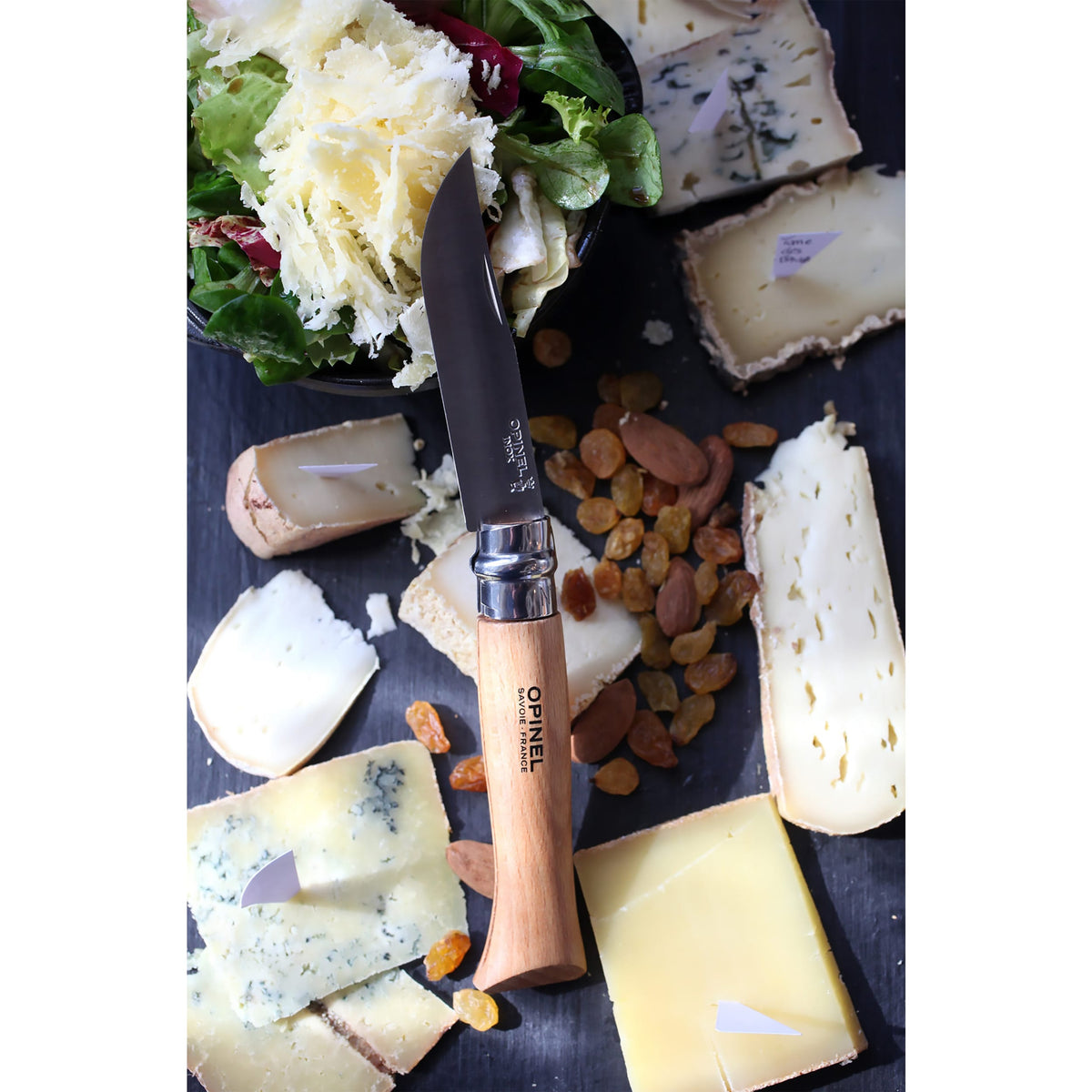Opinel No.06 Stainless Steel Folding Knife Beech (Blister Pack)