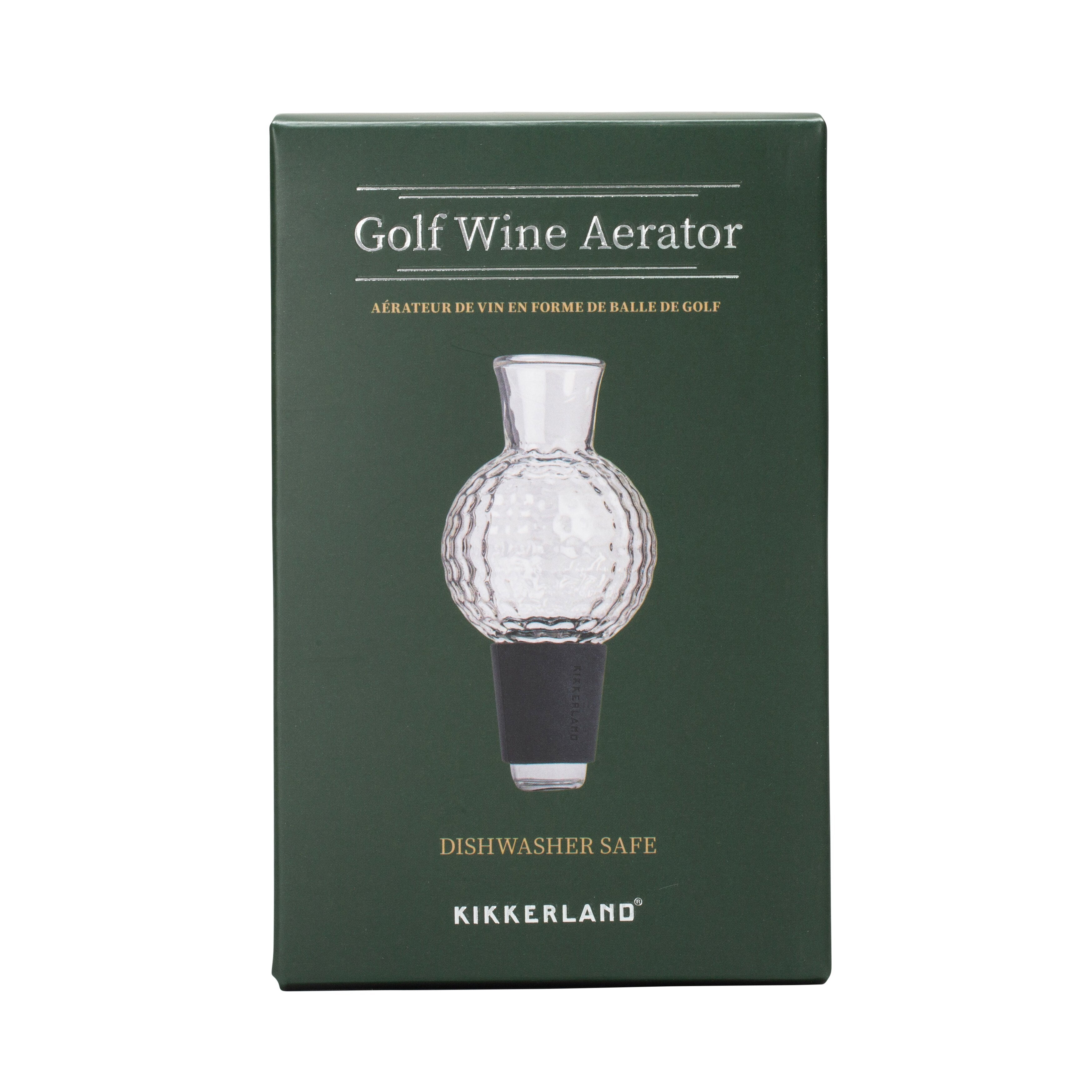 Kikkerland Golf Wine Aerator Clear