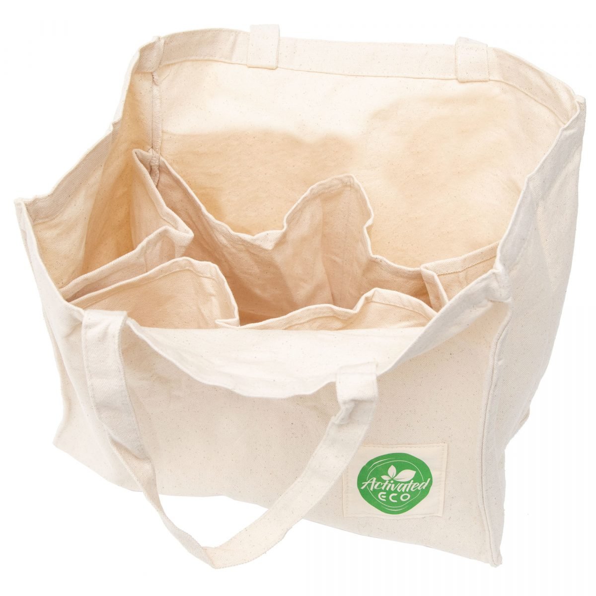 Activated Eco Organic Cotton Tote Shopping Bag