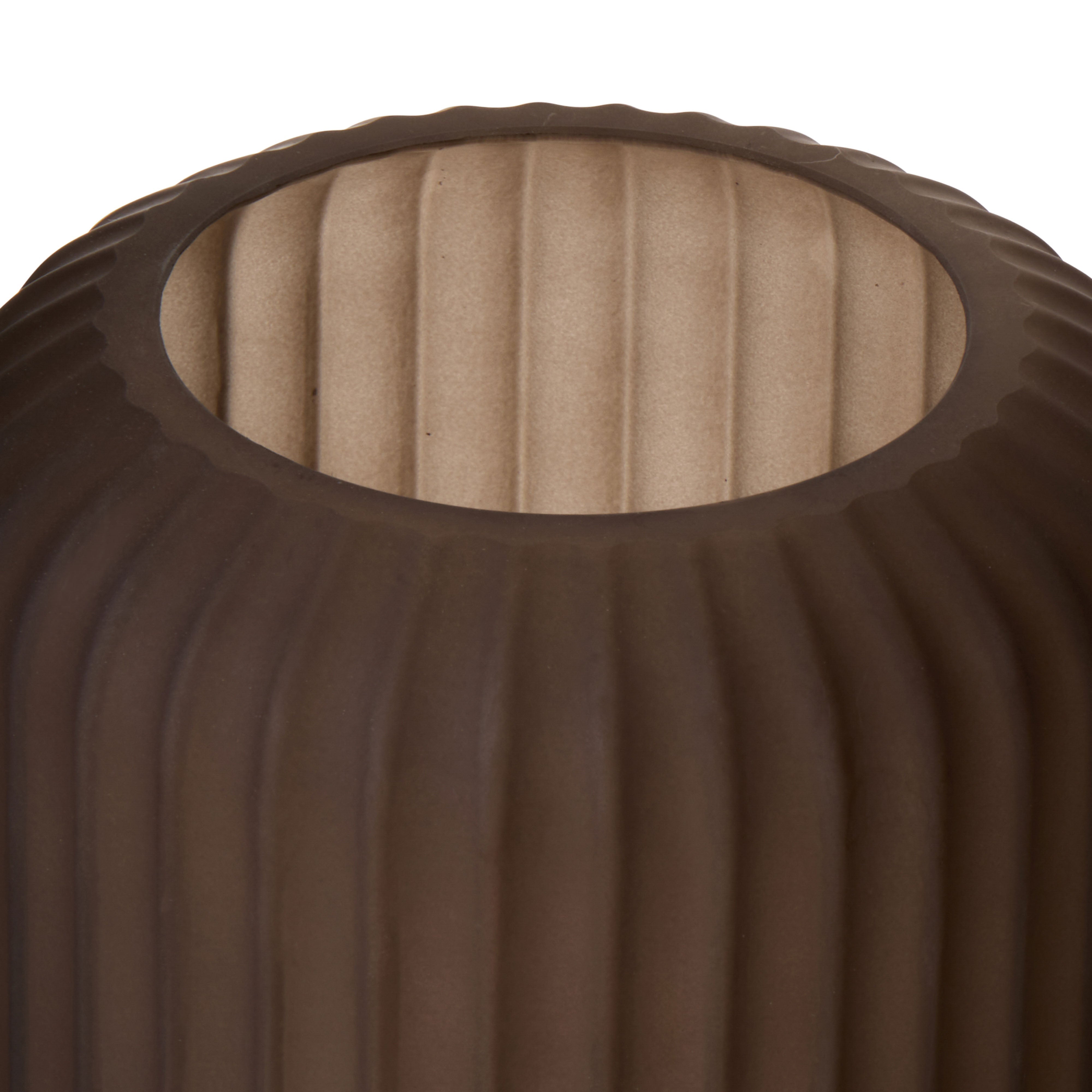 Amalfi Nils Vase Frosted Brown
