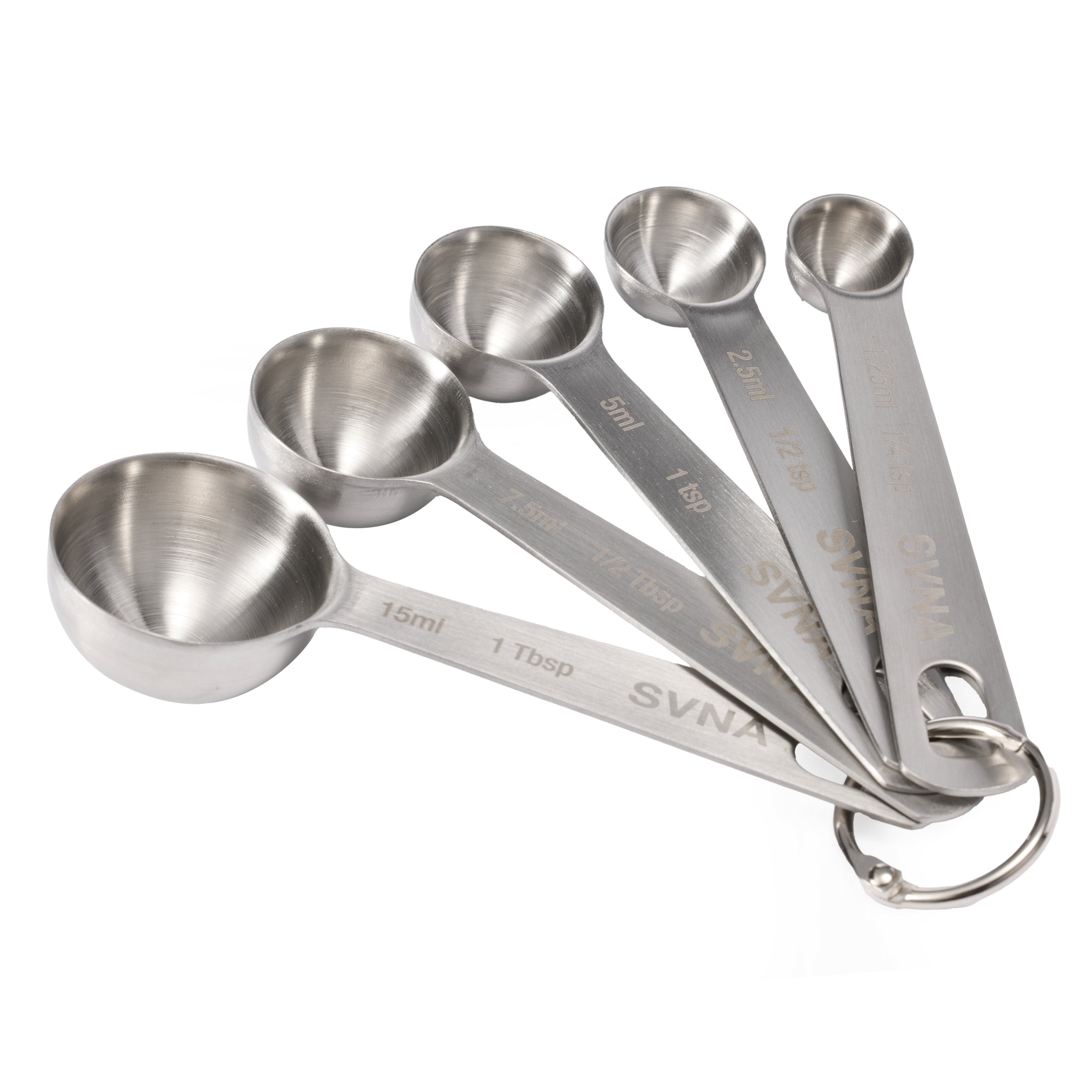 SVNA Premium Stainless Steel Measuring Spoon Set