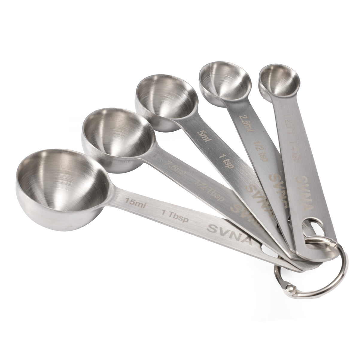 SVNA Premium Stainless Steel Measuring Spoon Set