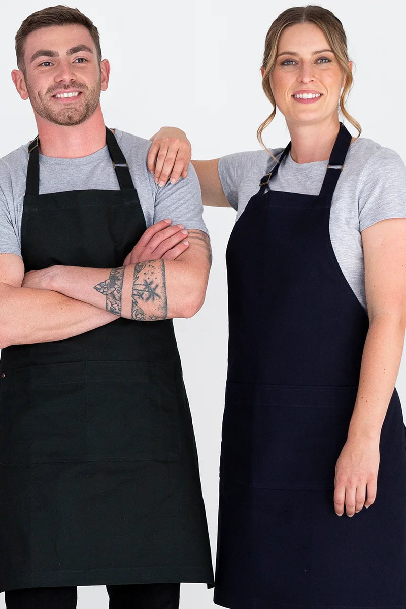 Aussie Chef Oska Bib Apron - Bottle Green