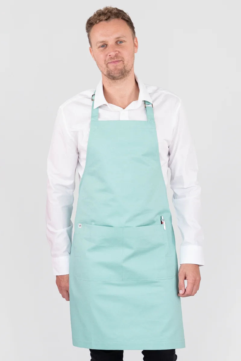 Aussie Chef Oska Bib Apron - Mint
