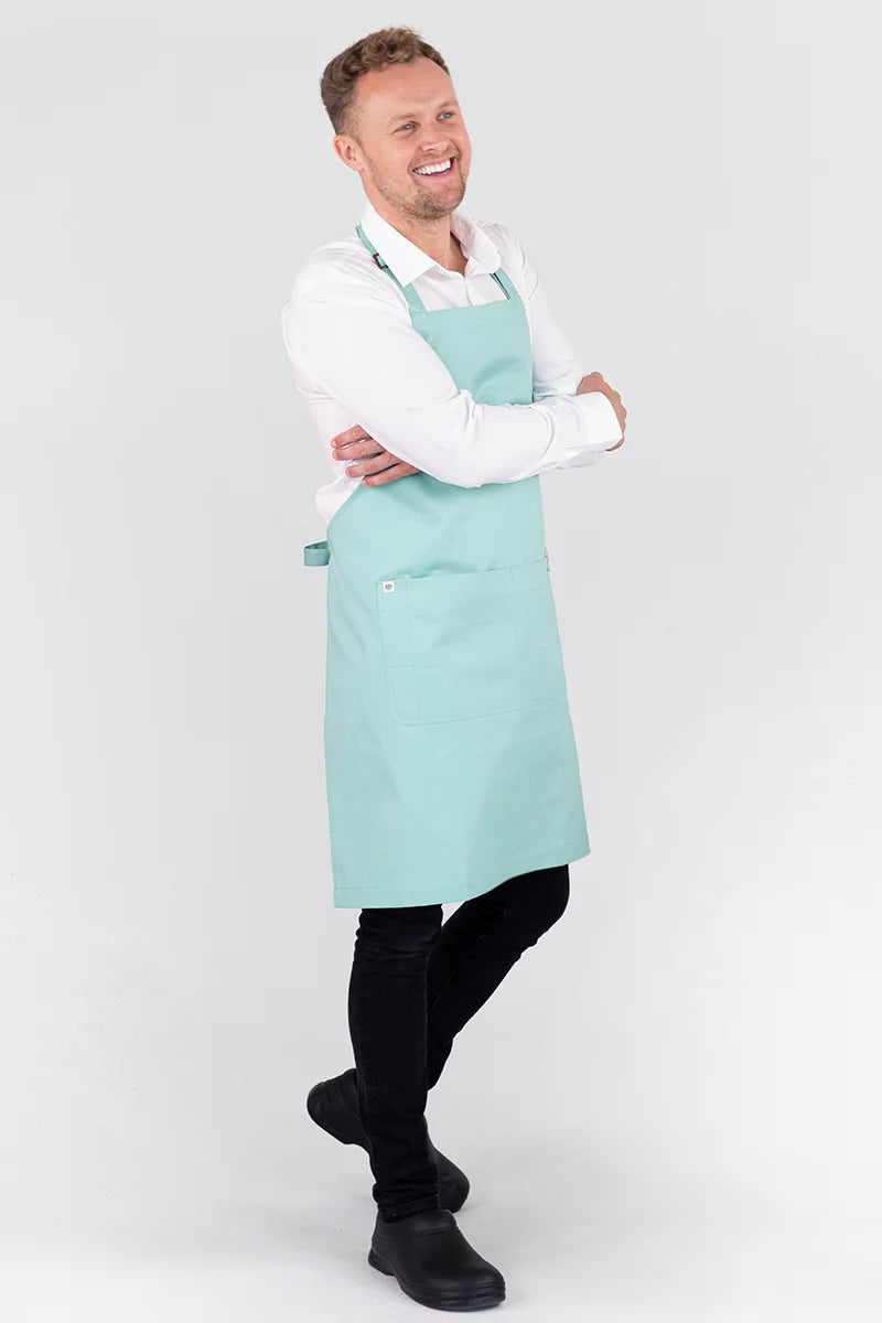 Aussie Chef Oska Bib Apron - Mint