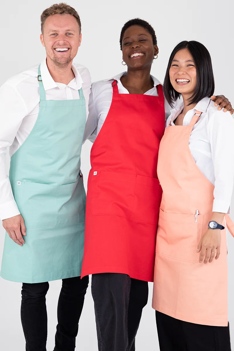 Aussie Chef Oska Bib Apron - Mint