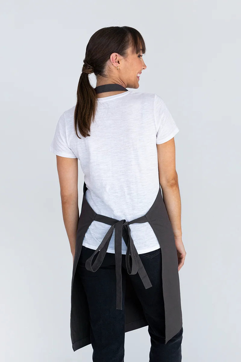 Aussie Chef Oska Bib Apron - Slate
