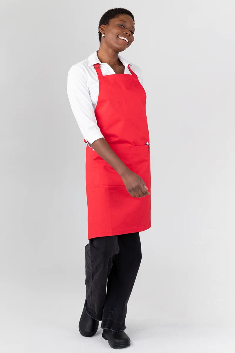 Aussie Chef Oska Bib Apron - Stawberry