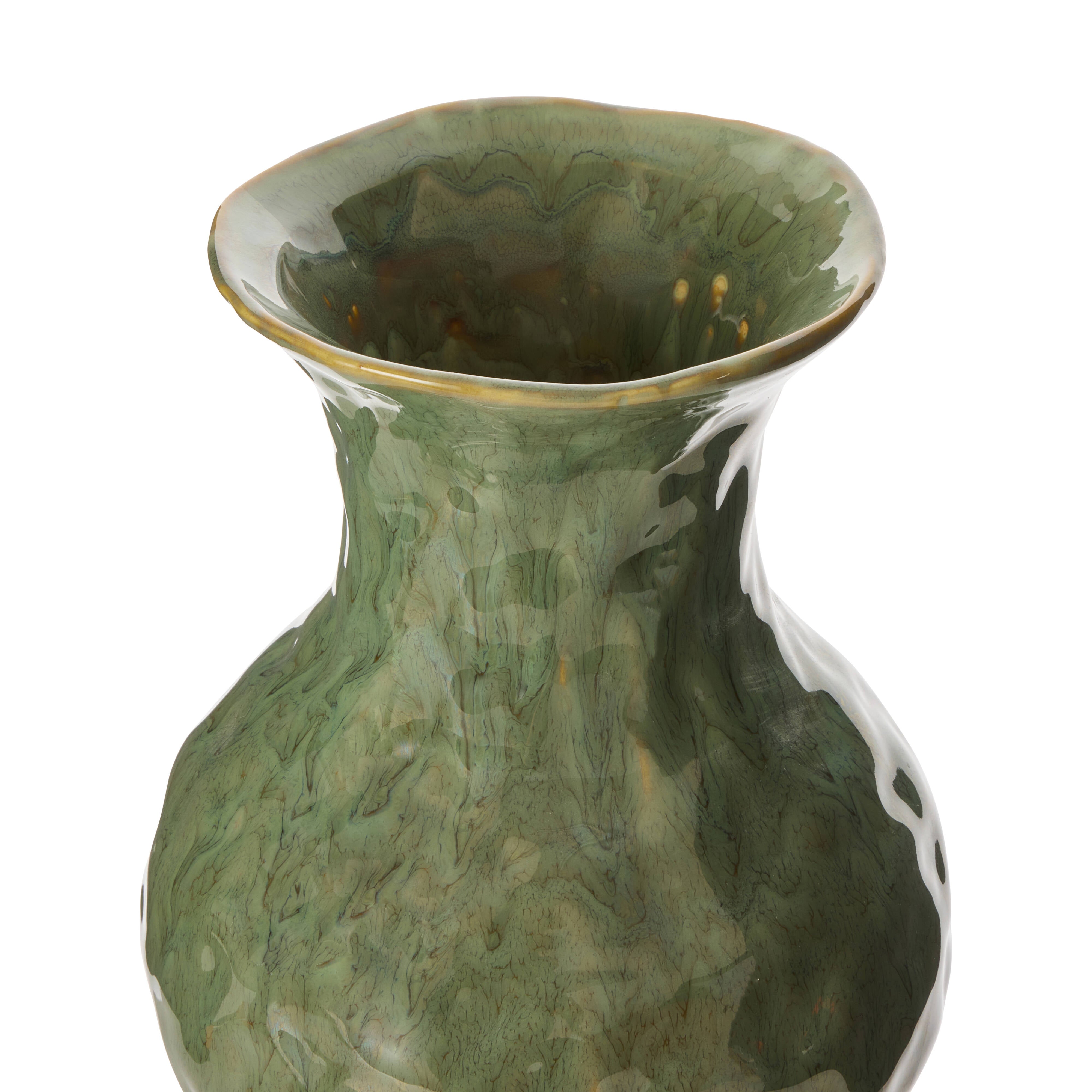Amalfi Elara Vase Reactive Soft Green