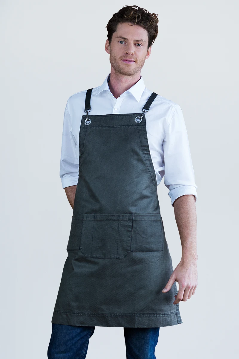 Aussie Chef Outback Bib Apron - Forest Green