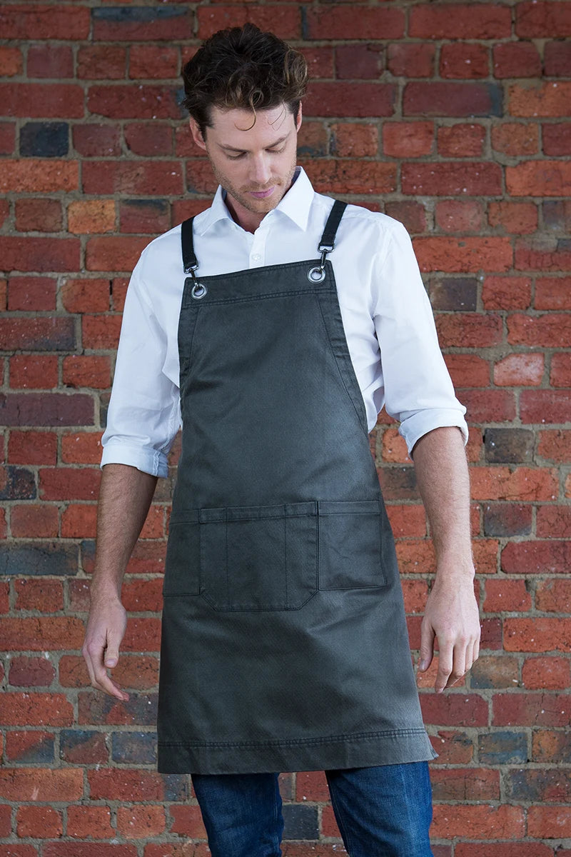Aussie Chef Outback Bib Apron - Forest Green