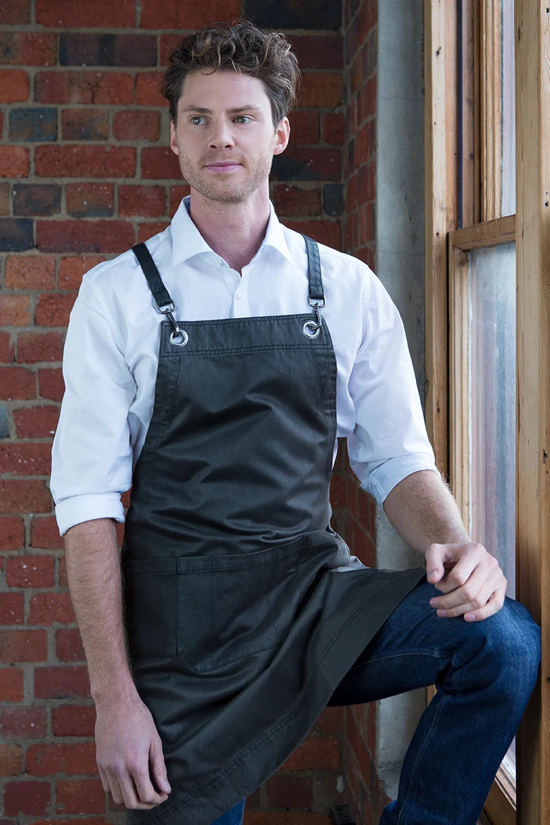 Aussie Chef Outback Bib Apron - Forest Green