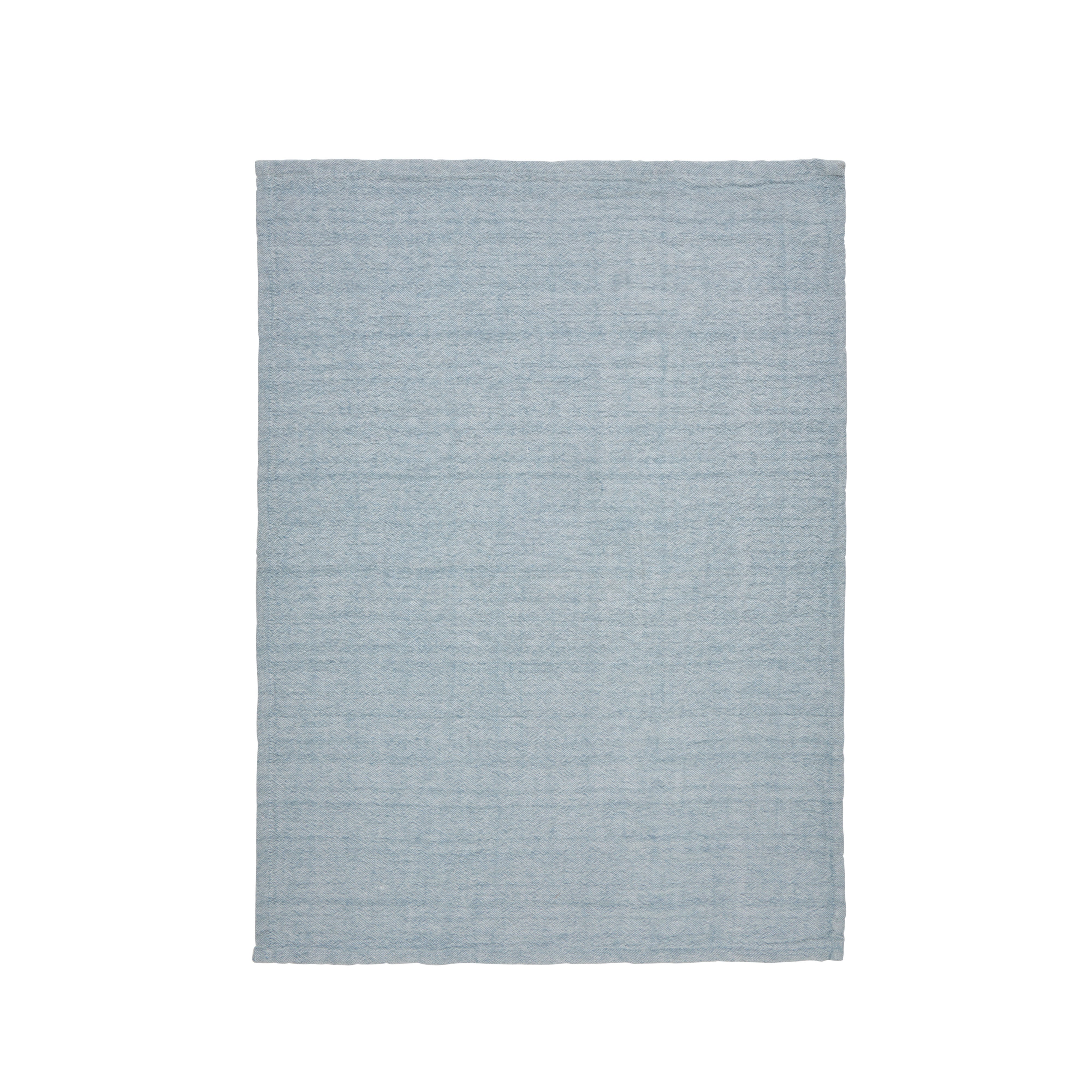 Davis & Waddell Heritage Check Cotton Tea Towel 2 Piece Set Blue & White