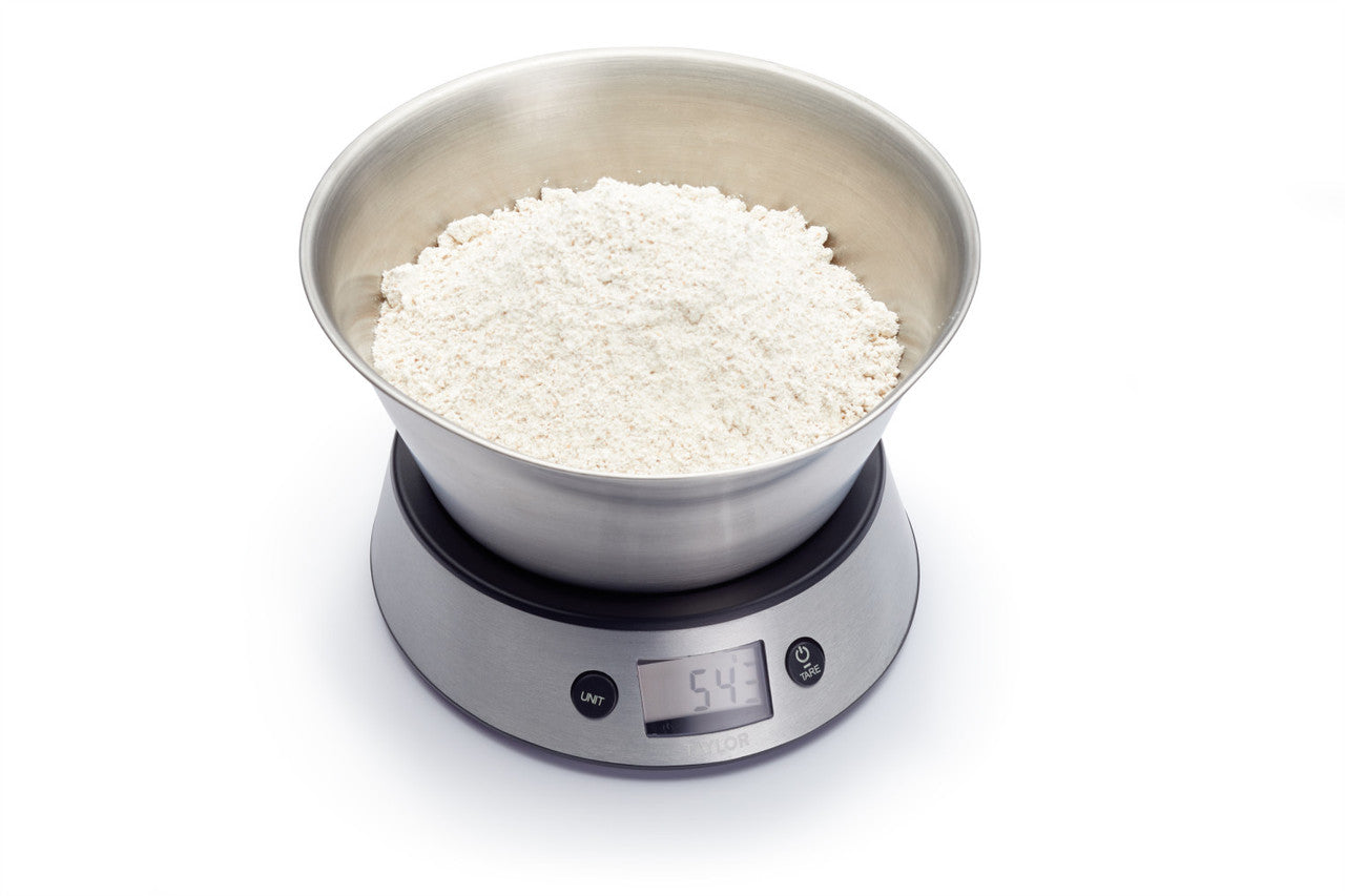 Taylor Pro Digital Kitchen Scale with Weighing Bowl 5kg