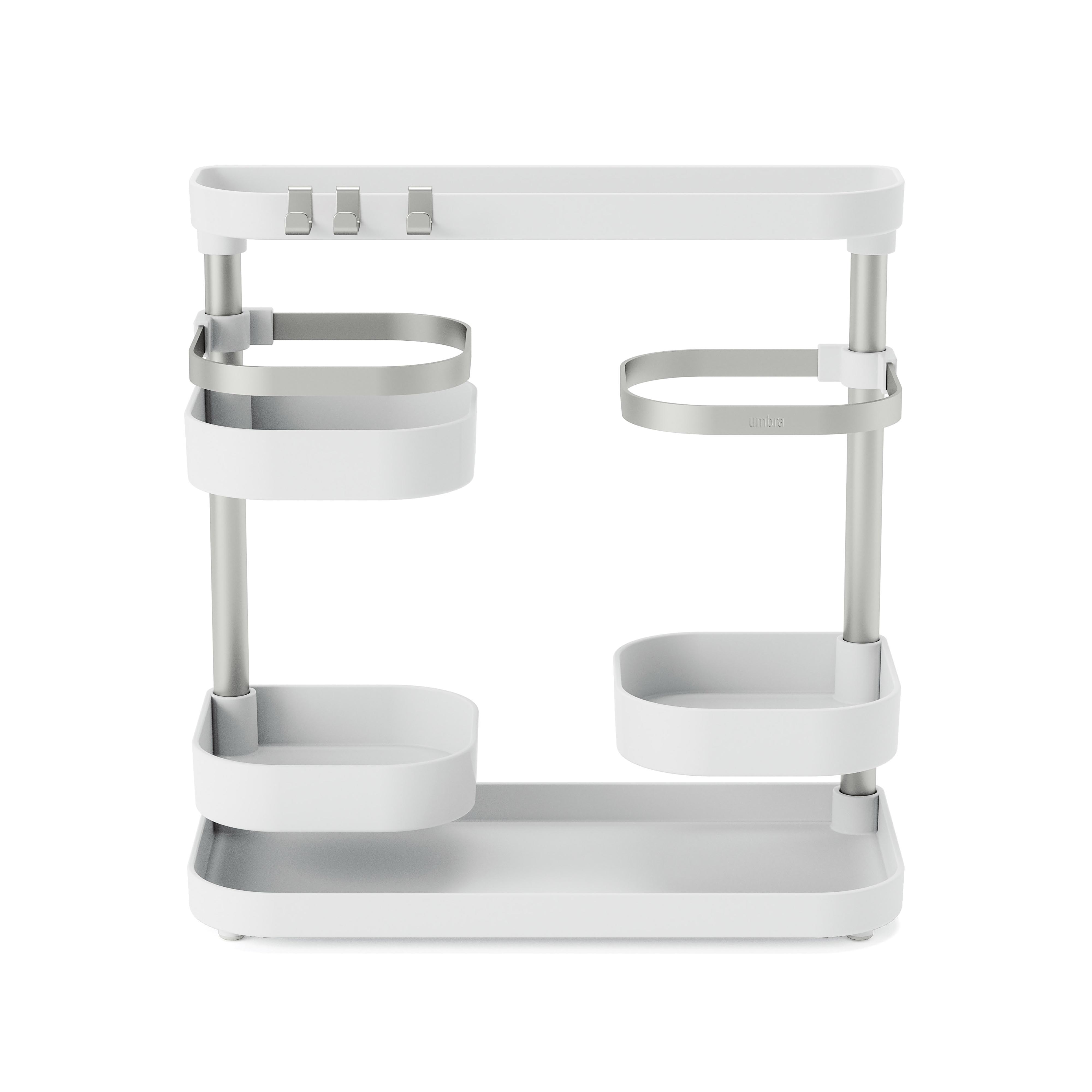 Umbra Holster Multilevel Organizer White & Nickel