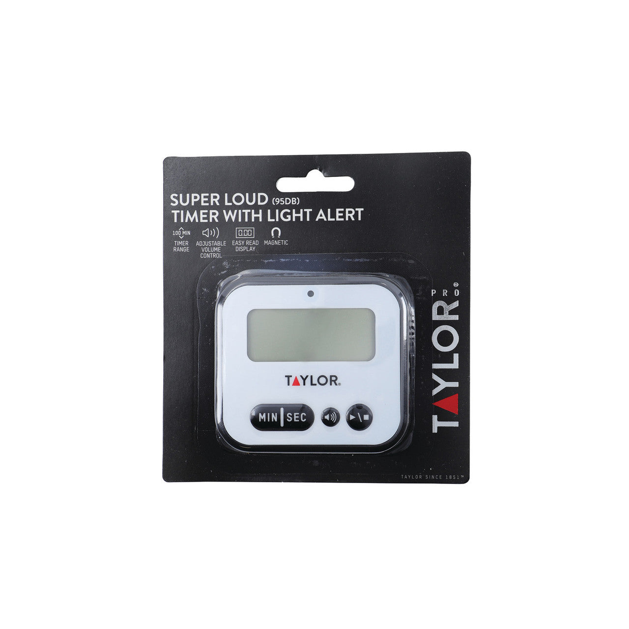 Taylor Pro Super Loud Digital Timer 100 Minute with Light Alert