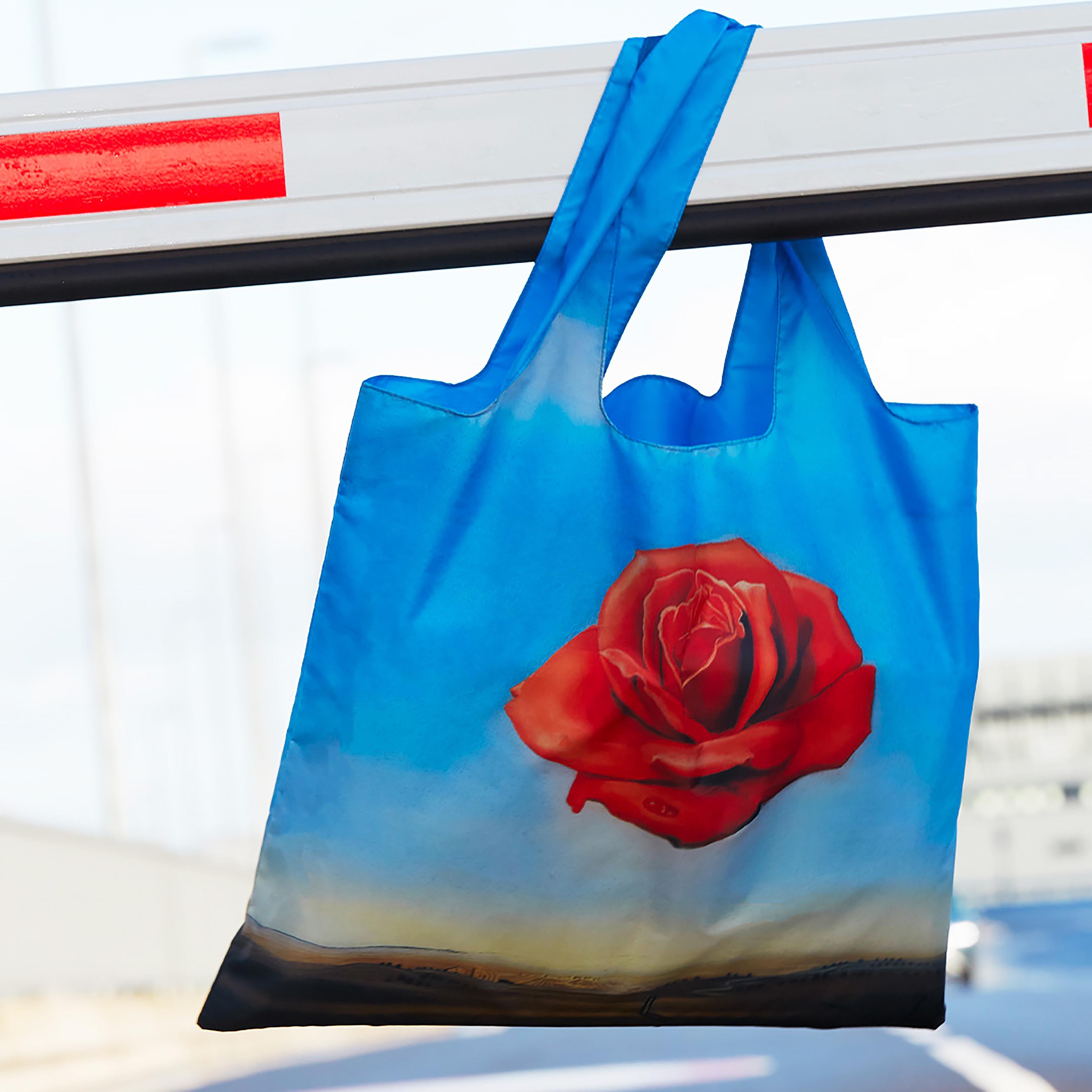 LOQI Salvador Dali Meditative Rose Tote Bag