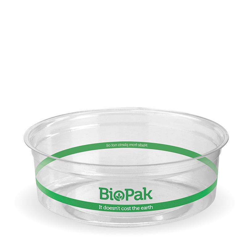 BioPak 240ml Clear BioBowl