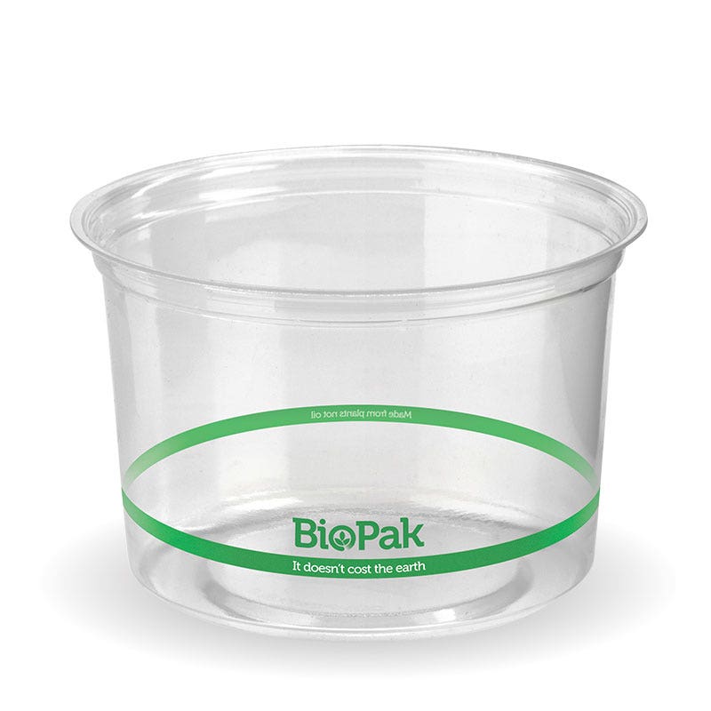 BioPak 500ml Clear BioBowl