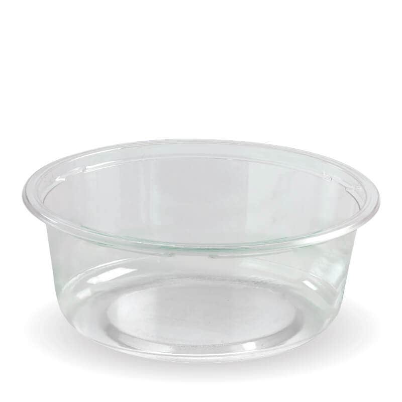 BioPak 600ml Clear Wide Unbranded BioBowl