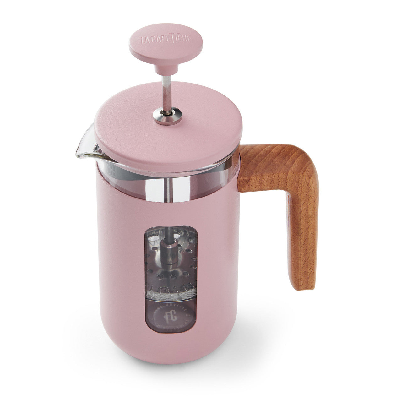 La Cafetière Pisa Stainless Steel Cafetière 3 Cup / 350ml (Pink)