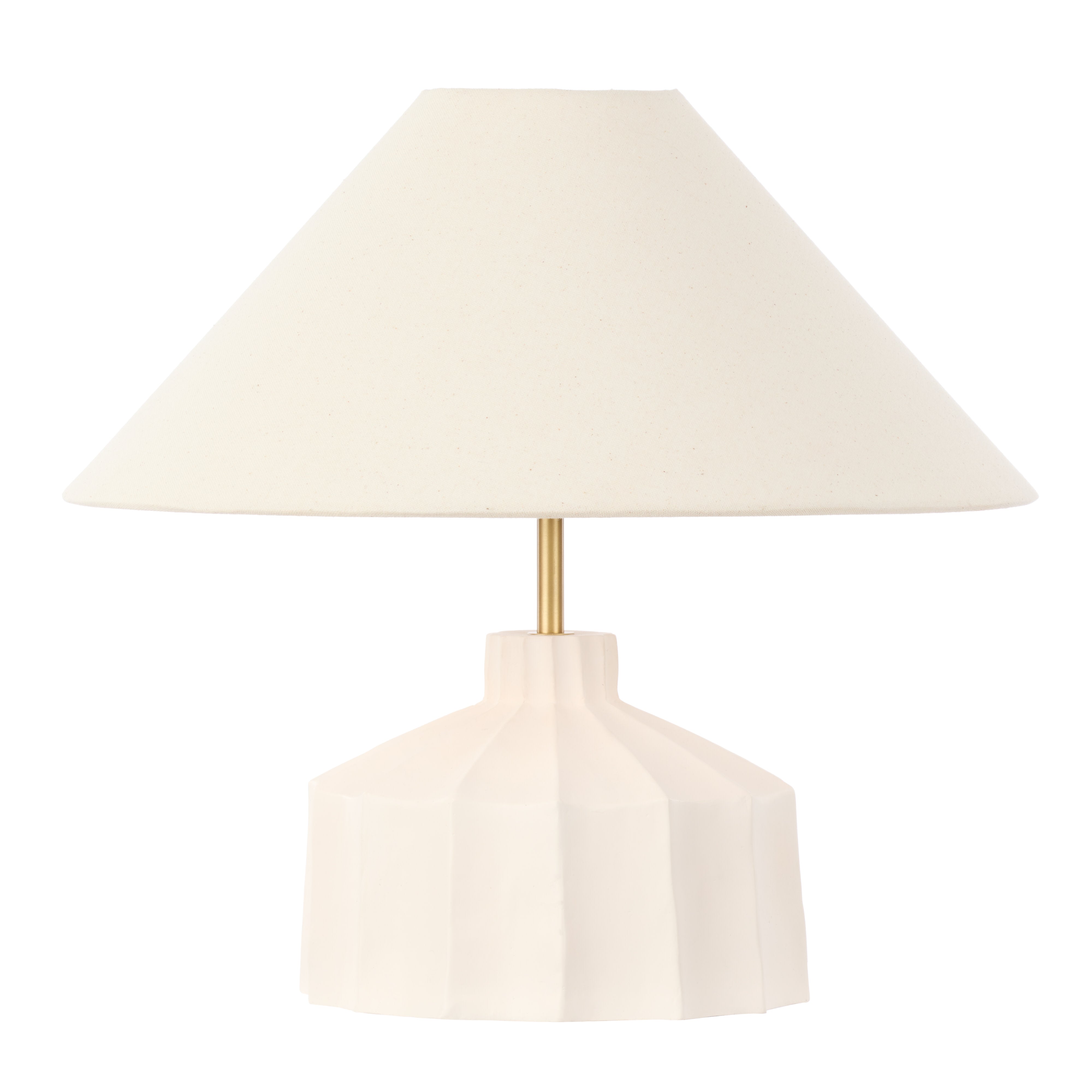Amalfi Lutton Table Lamp Taupe & Natural