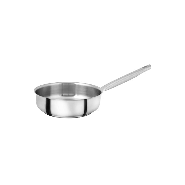 Pujadas Top Line Saute Pan without Cover (240x60mm 2.7lt - Silver)