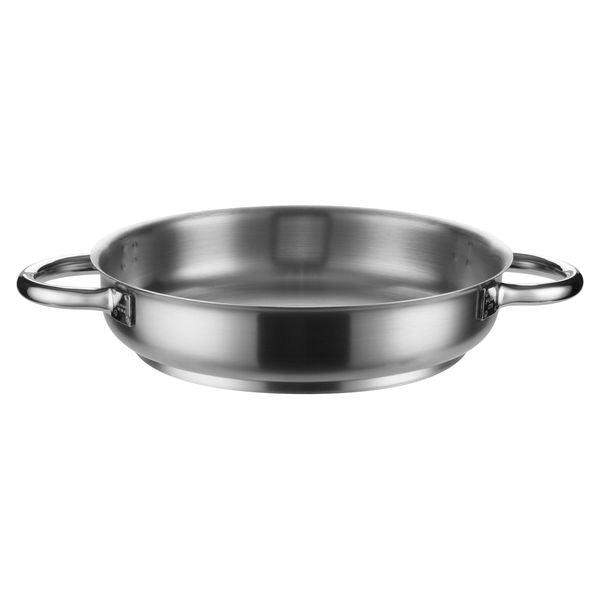 Pujadas Top Line Paella Pan (400x80mm 10.0lt - Silver)