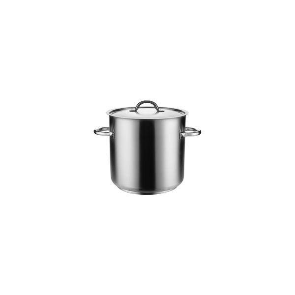 Pujadas INOX-PRO Stockpot with Cover (200x200mm 6.2lt - Silver)