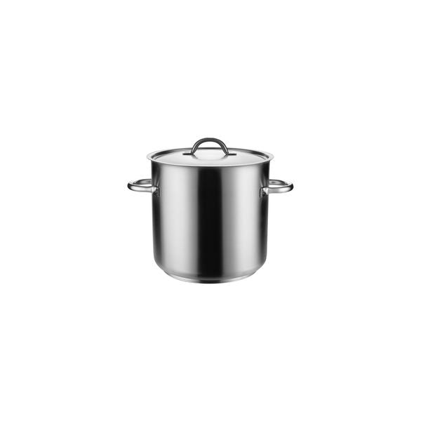 Pujadas INOX-PRO Stockpot with Cover (240x240mm 10.0lt - Silver)