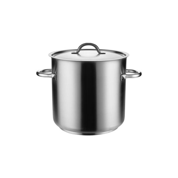 Pujadas INOX-PRO Stockpot with Cover (350x350mm 33.6lt - Silver)