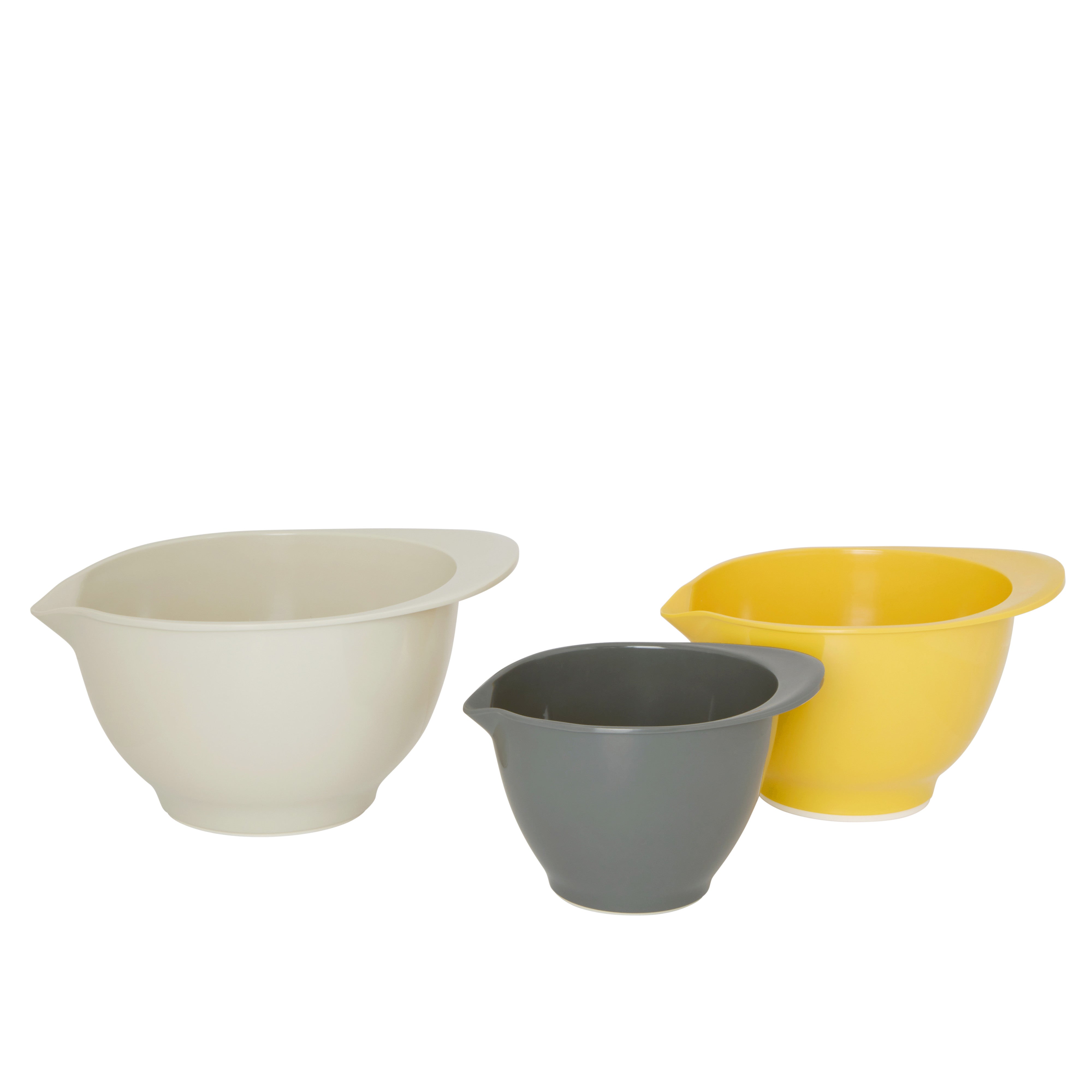 SVNA Melamine Mixing Bowl 3 Piece Set Multi-Coloured