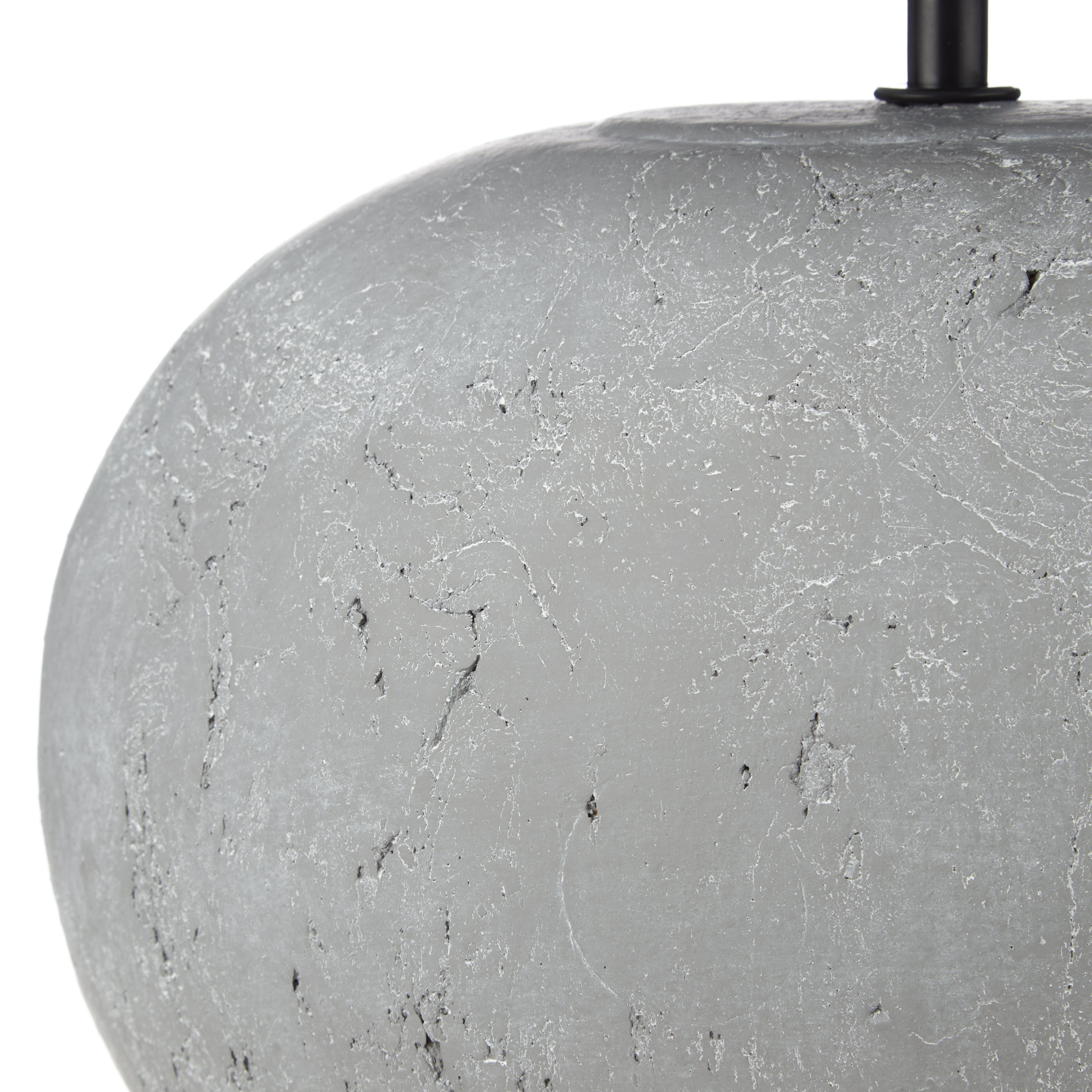 Amalfi Tiras Ceramic Table Lamp Grey