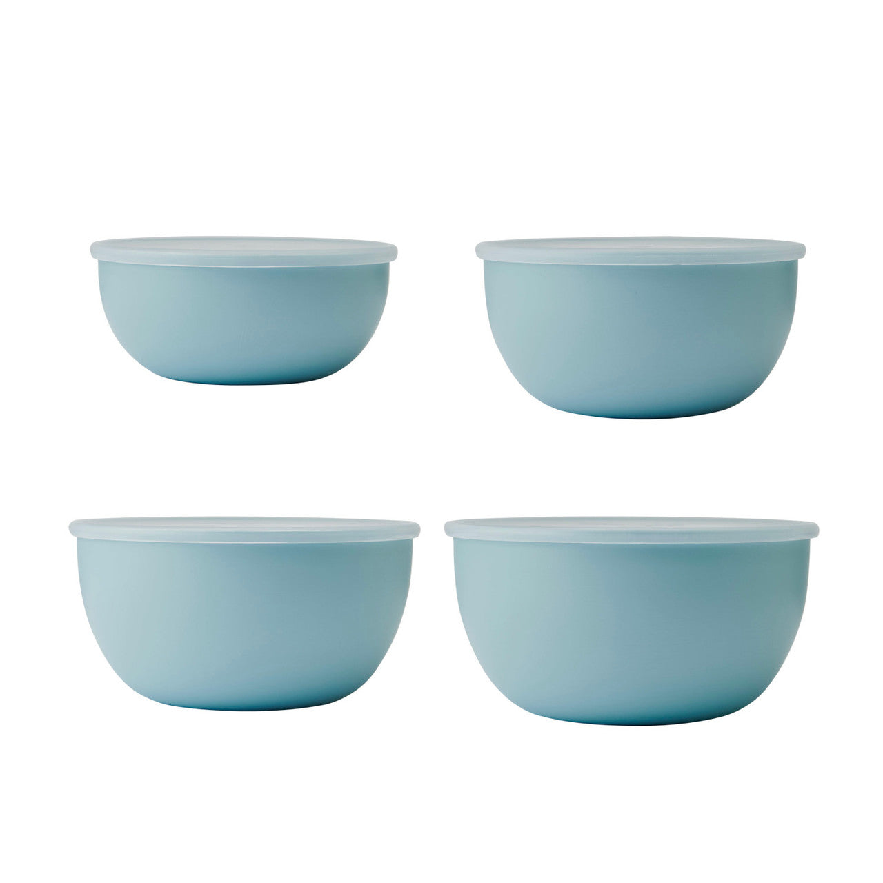 KitchenAid 4 Piece Meal Prep Bowl Set with Lids (Mineral Water)