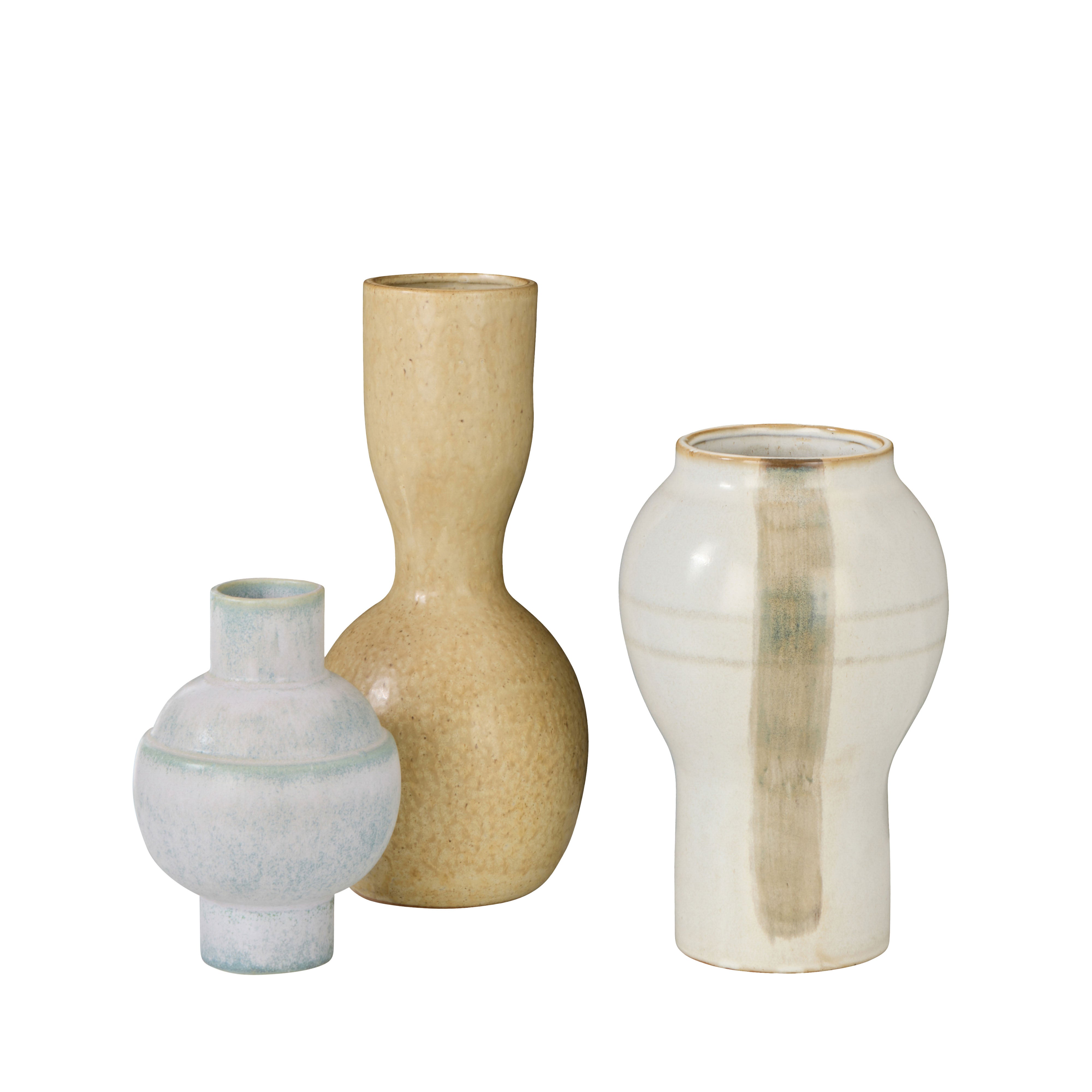 Amalfi Aria Reactive Glaze Vase Blue Reactive